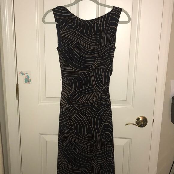 Vintage David Meister black lined dress size 2 - Picture 2 of 9